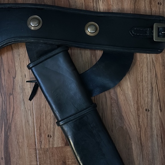 Larping medieval leather belt - Picture 4 of 6